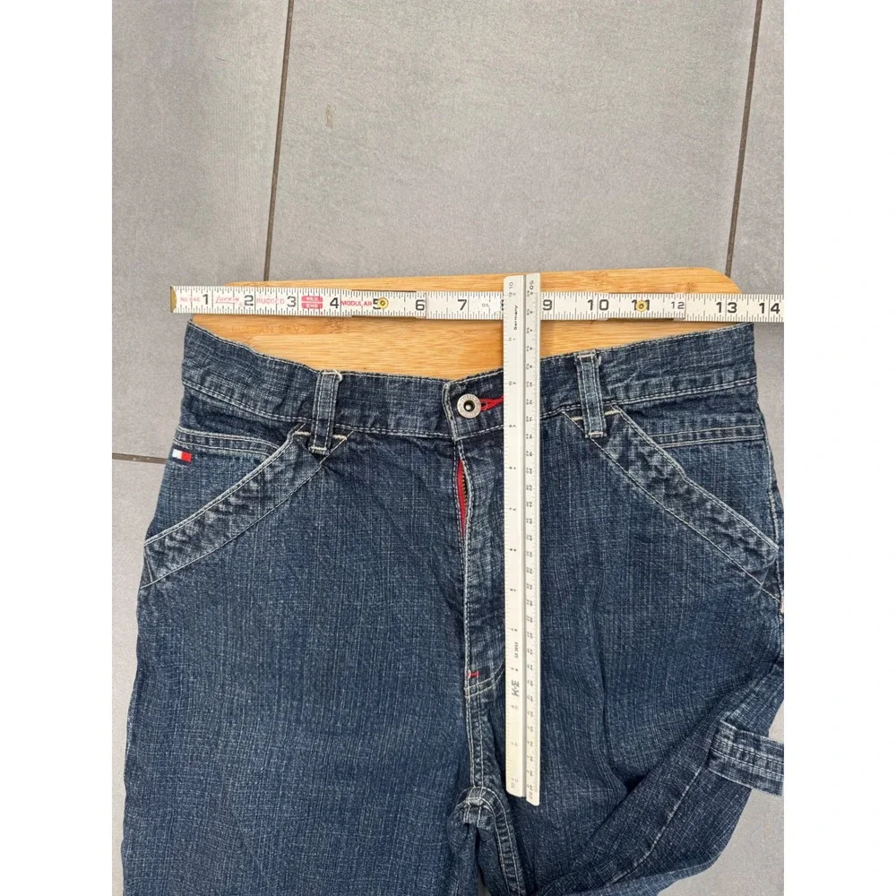 Tommy Hilfiger Jeans Youth 16 Carpenter Y2K Utility Denim Vintage 2003 Blue